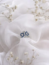 Naurin 925 Sterling Silver Blue RoseRing for Women | Tarnish Resistant