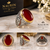 Agate irani-Aqiqe Men’s Ring– pure-925 -Sterling Silver Handmade 100% original naturalStone Ring