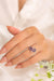 Naurin 925 Sterling Silver Blue RoseRing for Women | Tarnish Resistant