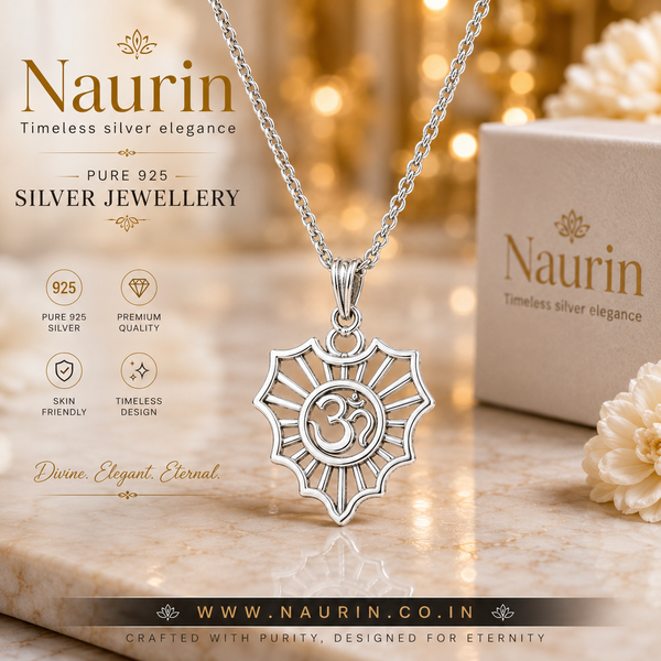 Om 925 Silver Pendant