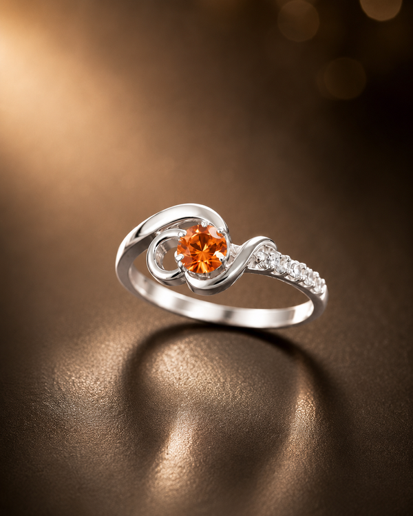 Naurin Royal Blossom 925 Silver Ring