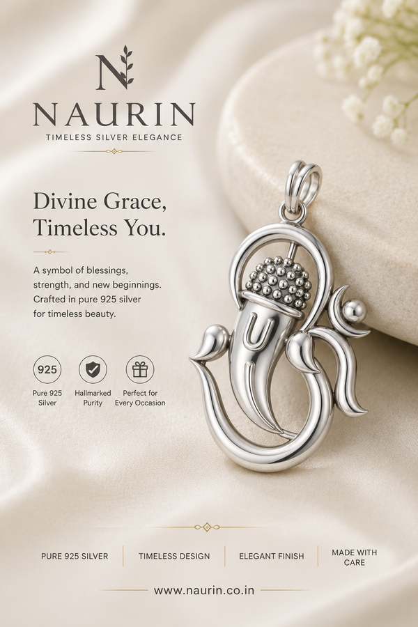 Ganesh Pendent | 925 Silver Jewellry