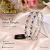 Naurin Grace 925 Silver Bangle