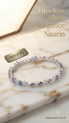 Naurin Grace 925 Silver Bangle