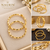 Gold plated earrings