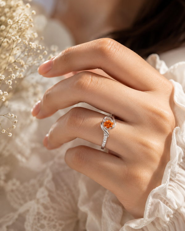 Naurin Royal Blossom 925 Silver Ring
