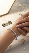 Naurin Grace 925 Silver Bangle