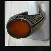 Premium Carnelian Stone 925 Silver Signet Ring