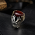 Irani Aqiqe Men’s Ring– 925 Sterling Silver Handmade 100% orginal natural Stone Ring