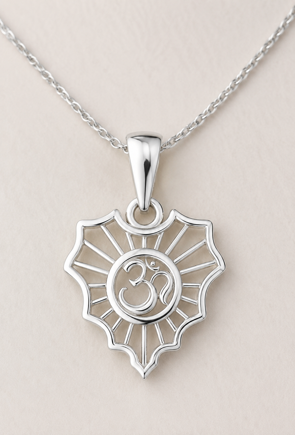 Om 925 Silver Pendant